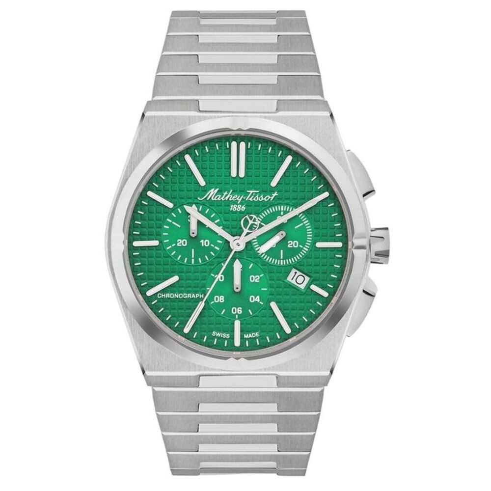 Tissot Men's Zoltan Green Dial Watch - H117CHAV